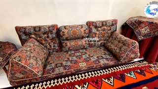 سرویس ۷ تکه پشتی شاه نشین ابریشم l مدل خشتی