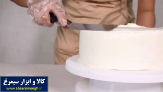 کلیپ آشنایی با صفحه یا پایه گردان کیک و شیرینی