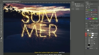 آموزش Sparkler Trace Photoshop Action