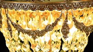 لوستر مدرن طرح کریستالی 6 شعله