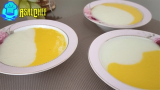 آموزش فرنی دو رنگ | AsalChef | عسل شف | فرنی دو رنگ آموزش حرفه ای