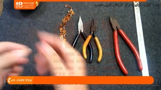 آموزش ساخت زیورآلات با مس-ساخت زیورآلات-انگشتر مسی با سنگ های کریستال