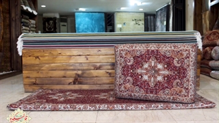 ست پشتی سنتی قاجار قرمز