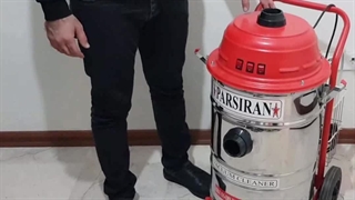 جاروبرقی سطلی سه موتوره پارس ایران کله فلزی