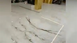 نصب سنگ اسلب کف لابی ( گروه رامان استون)