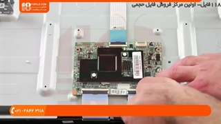 آموزش تعمیر تلویزیون--تعویض برد تی کان سامسونگ