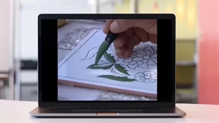 کاشی هفت رنگ چیست و چگونه در 7 مرحله ساخته میشود/رنگ آمیزی هفت رنگ/قسمت پنجم