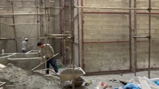 نصب سنگ اسلب بروی شاسی فلزی(گروه رامان استون)