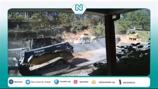 احداث دیوار حائل خاک مسلح ژئوبلوک در کمتر از یک روز