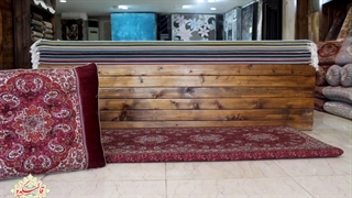 پشتی سنتی مخمل، طرح خان سالار قرمز!