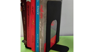 نگهدارنده کتاب نیتا متال طرح زبانه دار