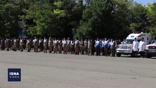 طرح واکسیناسیون خودرویی و کمک مؤمنانه در زنجان