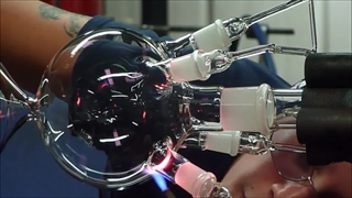 بالن آزمایشگاهی,ساخت بالن 5 دهانه,بالن 3 دهانه,بالن دو دهانه