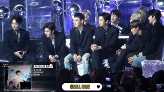 ری اکشن اکسو به Vcrchoice ها در جشنواره MAMA 2017