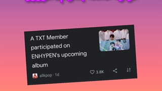 انهایپن در کامبک جدید بایکی از اعضای تی اکس تی همکاری خواهد داشت !!!کپ