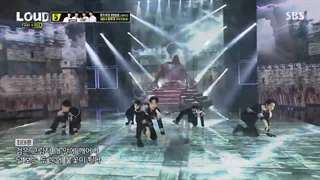 اجرای کارآموزای pnaition در برنامه loud با میکس آهنگ growl و lazensa save us