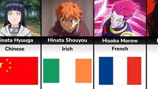 ملیت شخصیت های انیمه ای ( ایرانی هم توش هست )