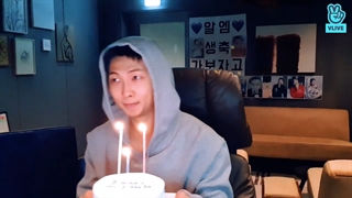 bts namjoon vlive لایو تولد نامجون جدید با زیرنویس