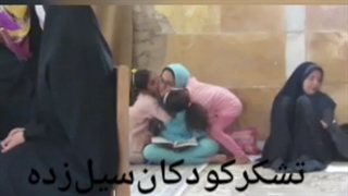 تشکر چندین باره کودکان از گروه جهادی اموزشی