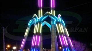 زیباسازی المان شهری با pixel led 40mm