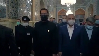 تشرف نخست وزیر عراق به حرم مطهر رضوی