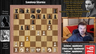 17 حرکت پیاده متوالی توسط سفید