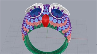 طراحی انگشتر زیبا