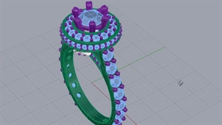 طراحی انگشتر زیبا