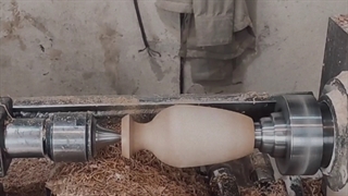 آموزش صفر تا صد ساخت گلدان چوبی با دستگاه خراطی