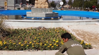 آبنما و نورپردازی میدان مادر بیرجند