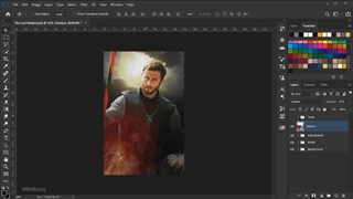 آموزش ترکیب عکس ( فتومونتاژ ) | آموزش ساخت پوستر حرفه ای در فتوشاپ - ویدیو 76