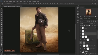 آموزش ترکیب عکس ( فتومونتاژ ) | آموزش ساخت پوستر حرفه ای در فتوشاپ - ویدیو 80