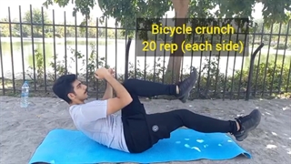 20دقیقه تمرین فول بادی با وزن بدن بدون هیچ وسیله ای