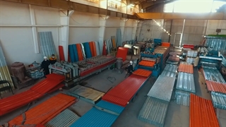 برشکاری ورق های گالوانیزه و رنگی ستاره فولاد آسیا