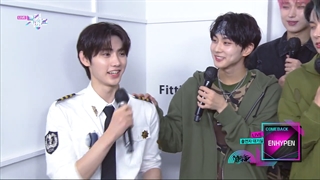 مصاحبه ام سی سونگهون با انهایپن در Music Bank ( ترجمه در توضیحات )