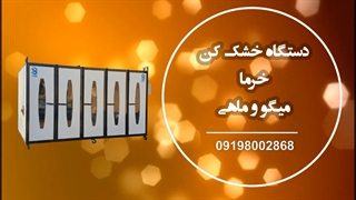 دستگاه خشک کن میوه خرما میگو و ماهی ، خشک کن صنعتی 09198002868
