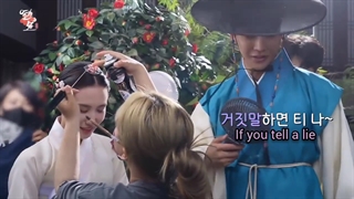 عکسبرداری پوستر سریال علاقه پادشاه با زیرنویس با بازی رو وون و پارک اون بین