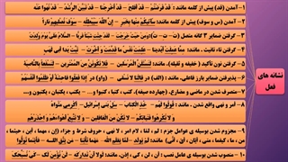 تجزیه و ترکیب کاربردی - درس 3 - نشانه های فعل - محمد اسدی