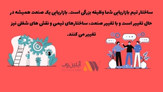 ساختار تیم دیجیتال مارکتینگ