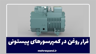فرار روغن در کمپرسورهای پیستونی
