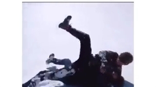 جیمین وقتی برف دید