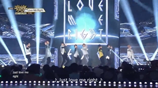 اجرای آهنگ های Love Me Right ،Lucky One و Monster از اکسو در Music Bank