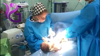 فیلم واقعی زایمان طبیعی در اتاق عمل