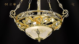 لوستر جدید کلاسیک 5 شعله محصول جدید پارس لوستر فراهانی