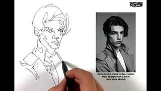 ✅ آموزش پرتره چهره یک آقای جوان