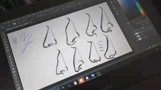 ✅ آموزش طراحی انواع گوناگون بینی