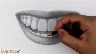 ✅ آموزش طراحی دهان خندان واقعگرایانه