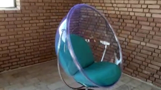 تاب راحتی شیشه ای | صندلی ریلکسی حبابی