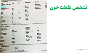 دوره درمان غلظت خون عطارطب