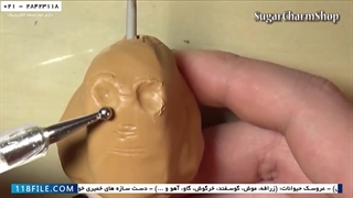 آموزش عروسک سازی - عروسک خمیری دختر-آموزش ساخت دیو